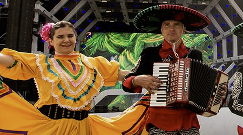 Mexicaanse muziek kwartet of met hele band